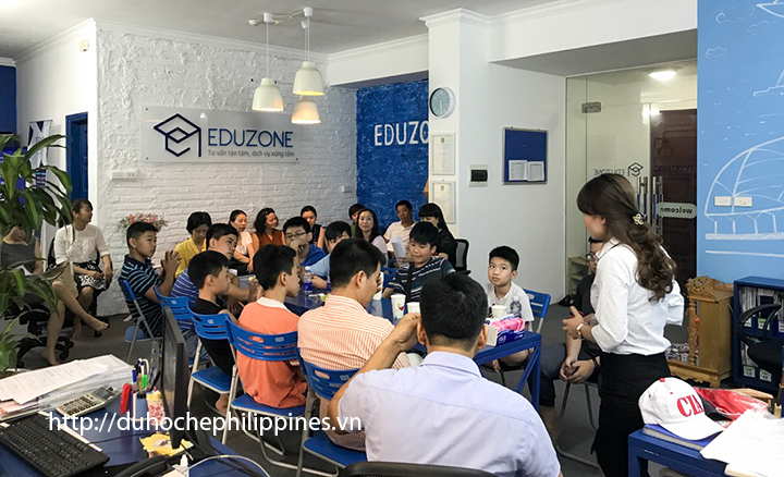 Eduzone tổ chức buổi gặp đoàn du học hè Philippines đợt 1 năm 2017